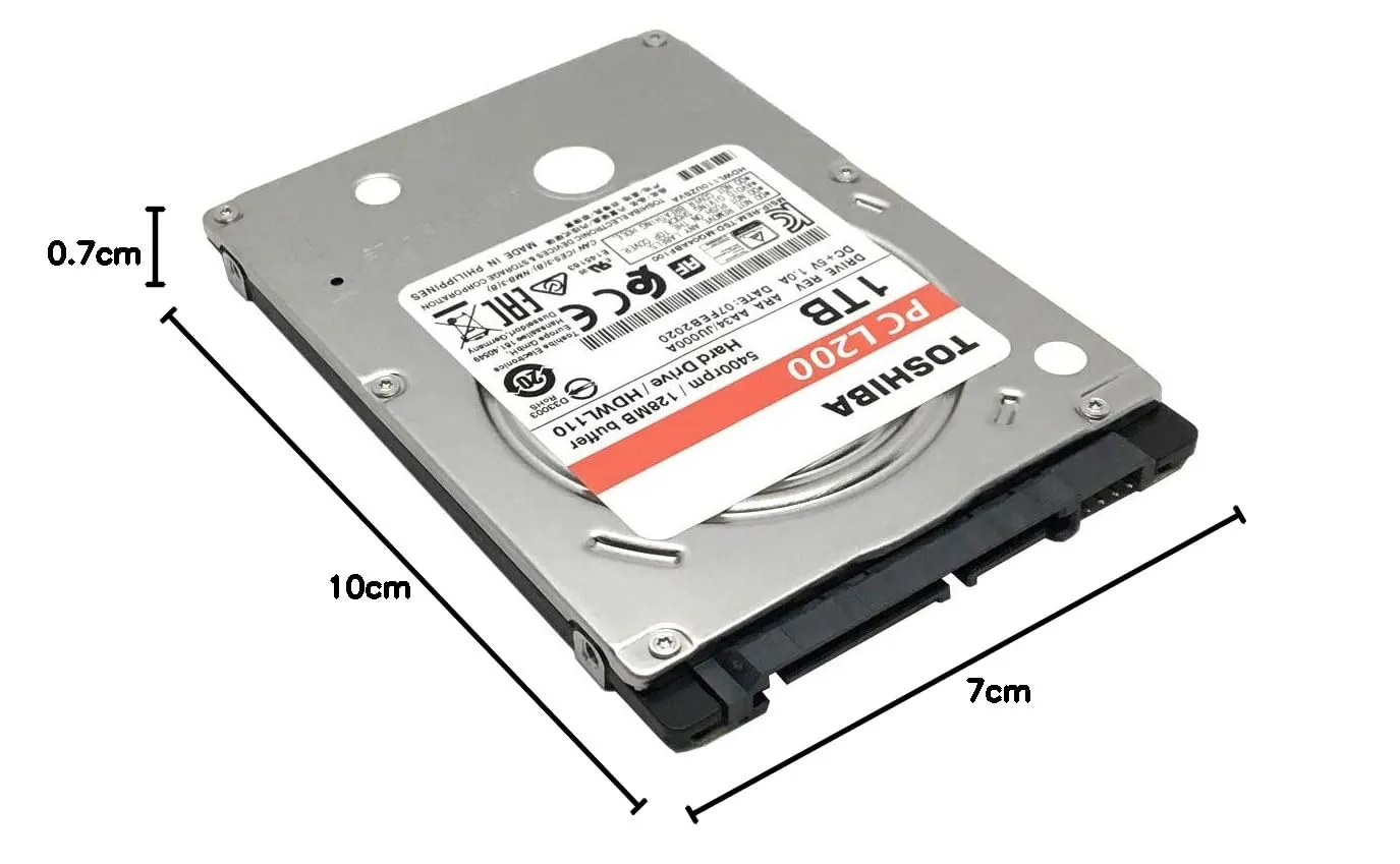 Toshiba Internal Laptop Hard Disk Sata 1TB view 5